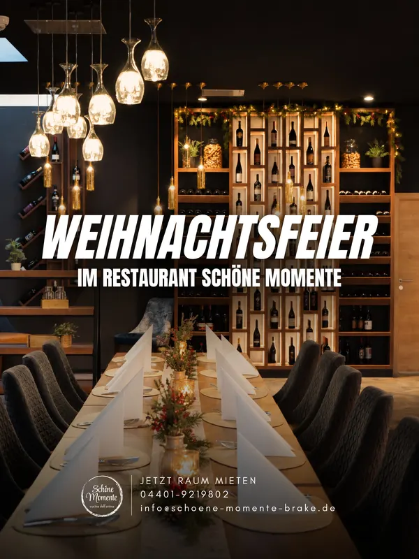 🎅🏼✨ WEIHNACHTSFEIER IM SCHÖNE MOMENTE - Unser Kalender füllt sich! Also jetzt Weihnachtsfe