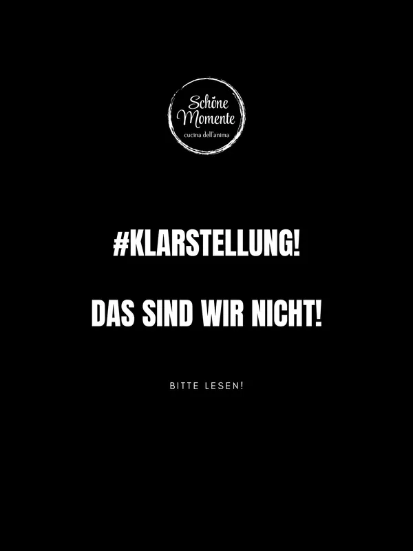 DAS SIND WIR NICHT❗️