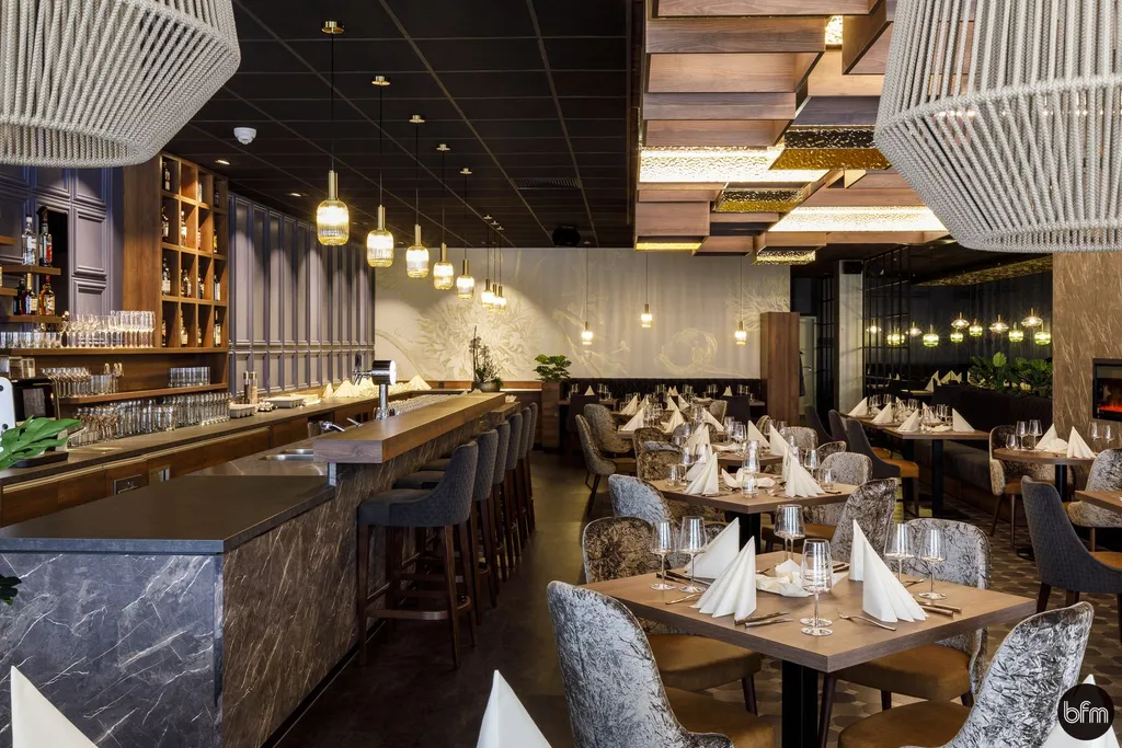 Die Bar im Restaurant